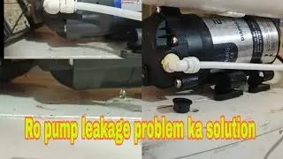 Ro pump head leakage problem ka solution #electrcal #technical #ro