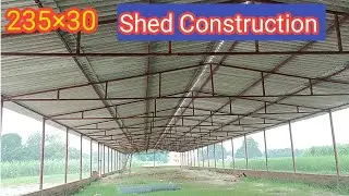 235&times;30 ft Normal Poultry Farm construction| KS Poultry|