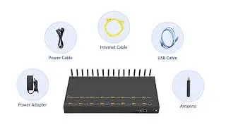 Skyline Goip Gateway 16 Ports Voip SMS Gateway Sim Bank Remote Control Voip Business
