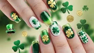 &lrm;St. Patrick&rsquo;s Day Nail Art Ideas &ndash; Shamrocks, Glitter, and Festive Designs