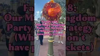 Magic Kingdom on a Party Day Strategy and Tips for big families #disneyworld