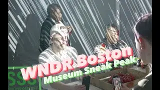 WNDR Boston Wonder Museum Sneak Peak - Fully Immersive Tech Art Experience