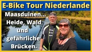 E-Bike Tour in den Niederlanden. Der Maasduinen National Park.