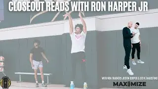 Reading Closeouts is EASY when you catch the basketball READY TO SHOOT!