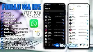 FOUAD WHATSAPP IOS V9.25 BETA 1 TERBARU 2022 || FOUAD WA IOS TAMPILAN IPHONE 2022