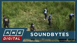LOOK: Search operation at Bulacan Bypass Road to find gun used in Mollenido killing | ANC