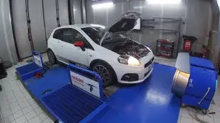 Abarth Grande Punto Banco prova - Dyno Test TD04 Avional By Autoteknica