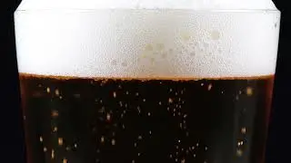 Stock Video : Beer close up