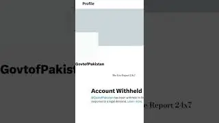 Pakistan Government&rsquo;s X Account Suspended In India Over Pahalgam Attack