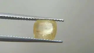 2.25ct Natural Ceylon Unheat Yellow sapphire cushion shape Precious Gemstone