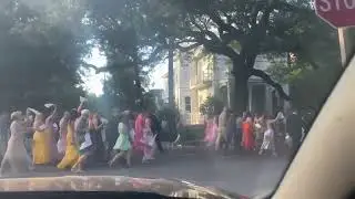Prytania wedding 2nd line