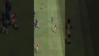 Freddie Ljungberg Goal for Arsenal against Chelsea in PES 6! 🎮 #Shorts | AI Simulation Gameplay