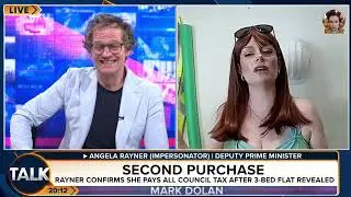Angela Rayner Is Grilled By Mark Dolan On Talk TV! #parody #satire #talktv #Markdolan #intellady #uk