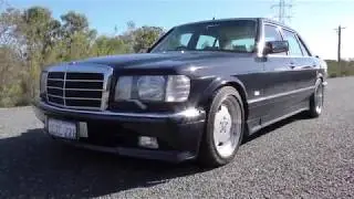 Mercedes 560SEL - Now With Custom Exhaust