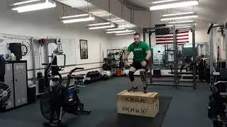Daniel Schmitt - Echo Bike/Burpee Box Jump Over/Bench Press/Pullup Metcon