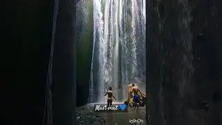 A must visit waterfall in Ubud Bali 💙Tukad Cepung waterfall💙 #ubud  #bali #nature #waterfall #vlog