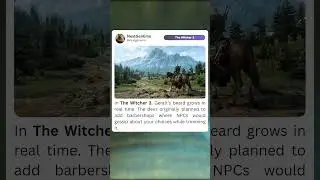 the witcher 3 devs wanted to add a barbershop #gaming #witcher3 #thewitcher3