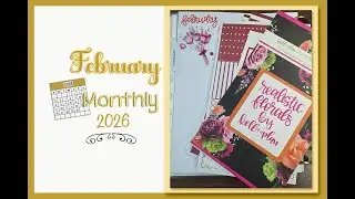 February monthly ll Big Teacher planner ll  catch all