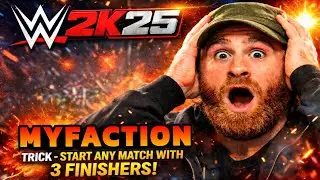 WWE 2K25 MYFACTION TRICK &ndash; START ANY MATCH WITH 3 FINISHERS 