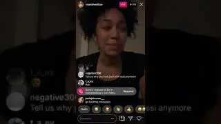 Mariah Millian goes live on Instagram ( calls phonzieh crazy❗️❗️)