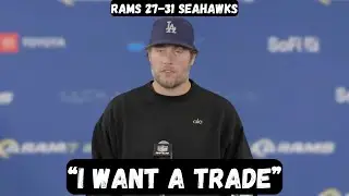 Matthew Stafford REQUESTS TRADE after playoff exit - Post Game Interview - Rams vs Seahawks 
