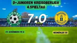 FC Sch&ouml;nberg 95 -  Neum&uuml;hler SV 7:0 (3:0) D1-Junioren