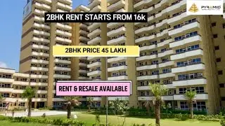 Pyramid urban 67a 2bhk semi furnished full furnished flat available on rent call 9811362269