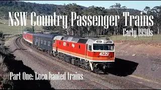 NSW country passenger trains 1990s Pt 1