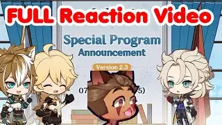 REACTING to the 2.3 Livestream! MY GEO BOYS ARE HERE!!!! | Genshin Impact