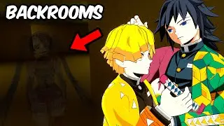 TOMIOKA y ZENITSU en los BACKROOMS