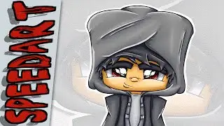 Speed Art | SpooksGaming Minecraft 2D Profile!