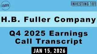 H.B. Fuller Company Q4 2025 Earnings Call