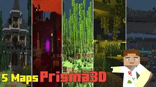 bagi Bagi 5 Maps Minecraft Untuk Prisma3D //[Proj] 👍🏻