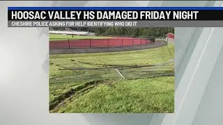 Hoosac Valley High School damaged Friday night