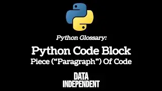 Блок кода Python &mdash; что это?