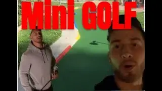 Mini Golf Battle - Loser Gets in The Cage