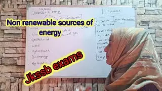 |Non - Renewable energy | jkssb exams | Nadiya snober