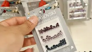 acompáñenme a comprar glitters y swarovskys en las tiendas de Michaels para mis uñas acrílicas 💅🏽