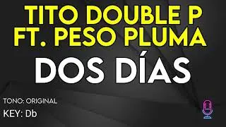 Tito Double P ft. Peso Pluma - Dos Días - Karaoke Instrumental