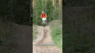 PitBike Autumn Woods Track Riding - YCF F150E Pilot #shorts