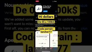 De 0$ &agrave; 100k$ sur Hi dollars ! Devenir riche gr&acirc;ce aux crytpos..💰