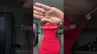 Trans Girl Reveal 🏳️&zwj;⚧️ | Stunning Transformation in Red Dress 💃✨