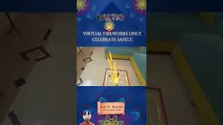 Celebrate Festivals Safely with Virtual Crackers 🎆 (Ealtic MR App)