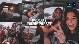 Moody Dark Free Lightroom Mobile Preset | Lightroom Editing Tutorial Free Dng Preset