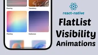 FlatList Item Animation on Visibility in React Native | Hindi