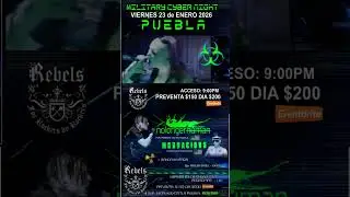 Tonight! The First Ever nolongerhuman Show in Puebla, MX #shorts #electronicmusic #cybergoth