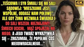 &bdquo;Teściowa krzyczała  &lsquo;Oddasz mieszkanie!&rsquo;Ale synowa znalazła coś, co zaprowadziło jej syna do