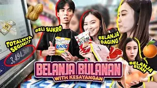 BELANJA BULANAN SAMPAI GA SADAR HABIS BANYAK - VLOG