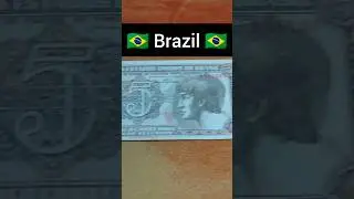 🇧🇷 1961 Brazil 5 Cruzeiros 🇧🇷 || Brazilian Real || Brasil Money || Brazil Banknotes #shorts