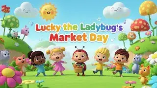 Lucky the Ladybug's Market Day! 🐞🛒 | Grocery Shopping Song | Kids Songs & Nursery Rhymes